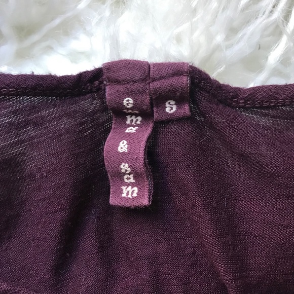 Plum cropped tee - Picture 6 of 8